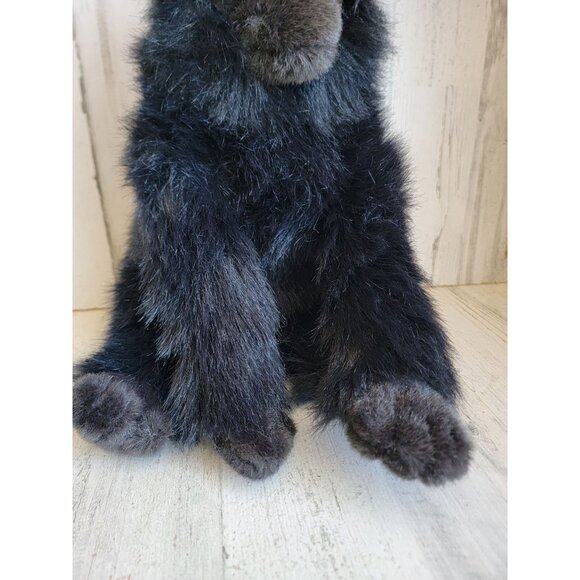 Vintage black ape monkey plush home decor zoo stuffed animal - Picture 4 of 7